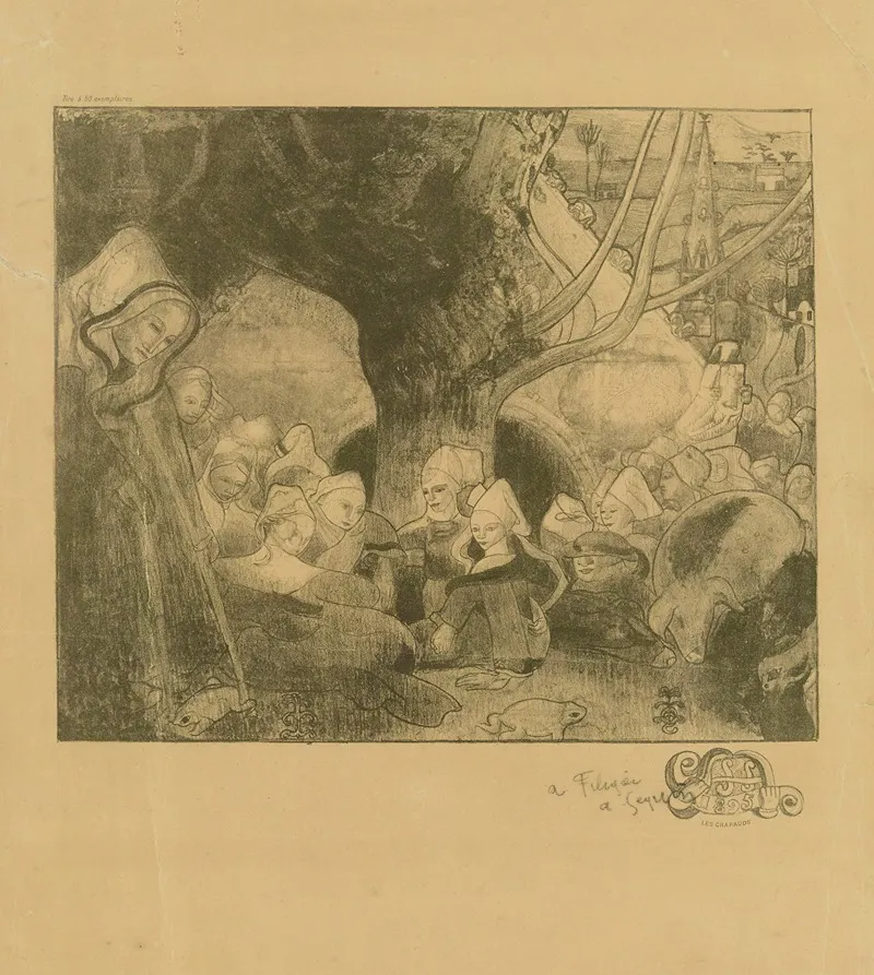 Les Crapauds by Armand Seguin - Canvas Print