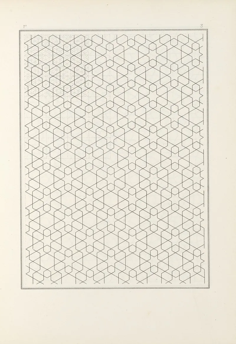 Les Elements De Lart Arabe Pl 003 by Jules Bourgoin - Canvas Print
