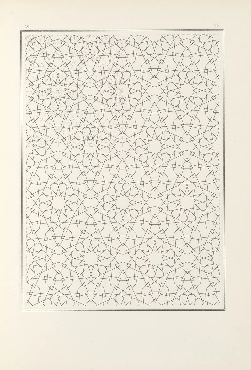 Les Elements De Lart Arabe Pl 072 by Jules Bourgoin - Canvas Print