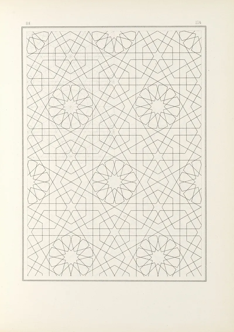 Les Elements De Lart Arabe Pl 114 by Jules Bourgoin - Canvas Print