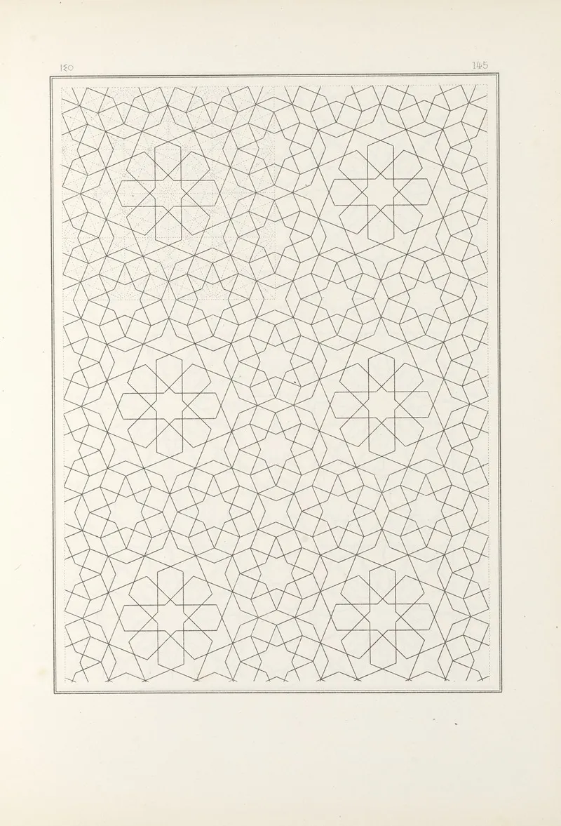 Les Elements De Lart Arabe Pl 145 by Jules Bourgoin - Canvas Print