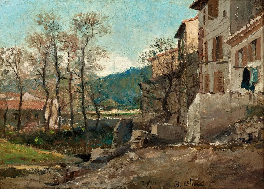 Les Environs De Marseille by Jean-Baptiste Olive - Canvas Print