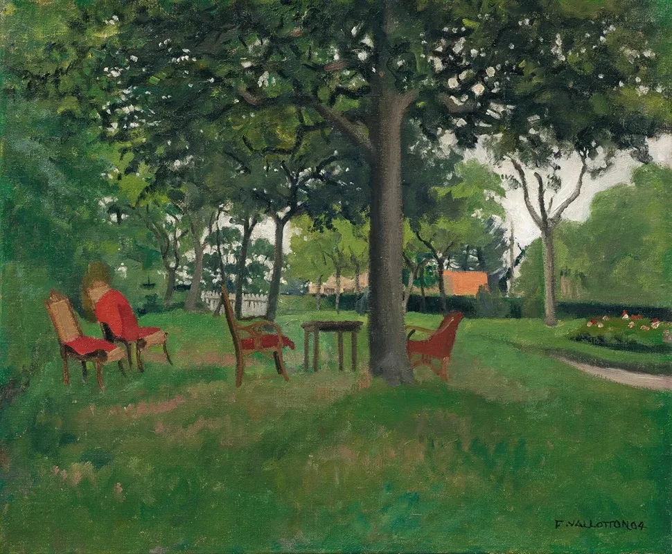 Les Fauteuils Varengeville by Félix Vallotton - Canvas Print