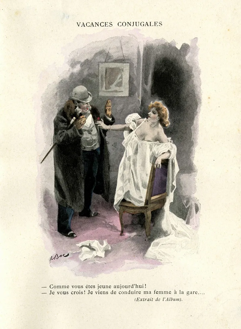 Les Fetes Galantes by Ferdinand Bac - Canvas Print