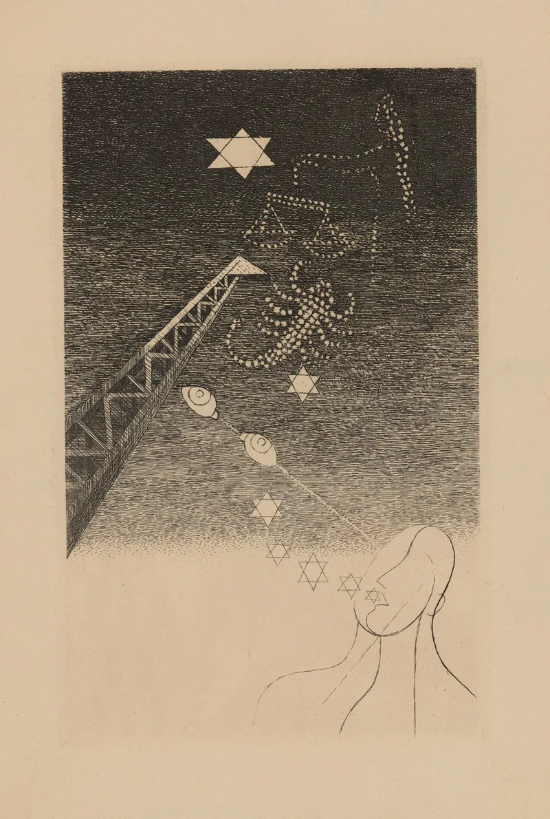 Les Fiancailles by Louis Marcoussis - Canvas Print