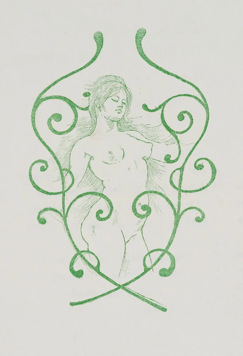 Les Fleurs Du Mal 2 by Armand Rassenfosse - Canvas Print