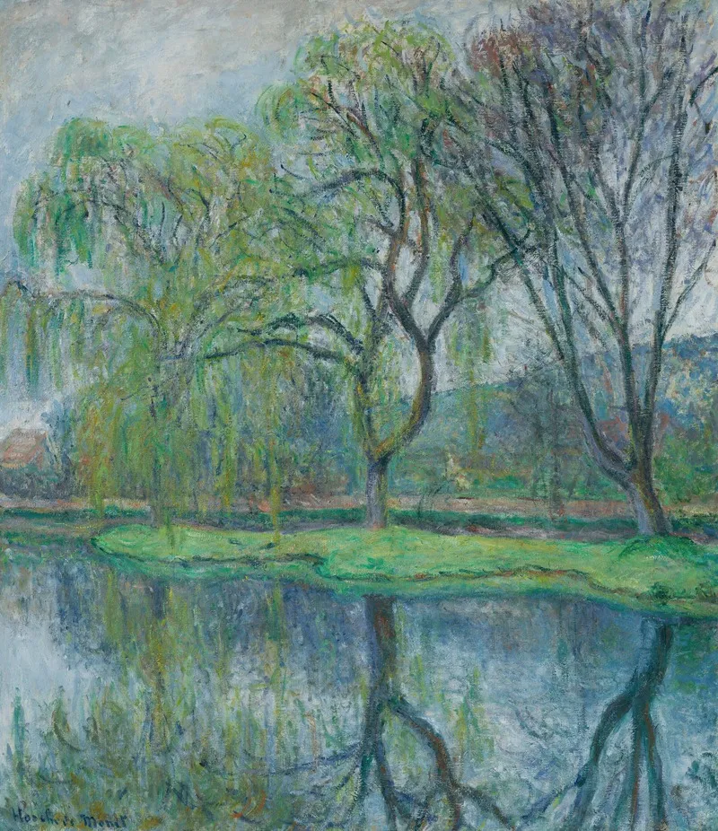 Les Grands Arbres Au Bassin Giverny by Blanche Hoschedé-Monet - Canvas Print
