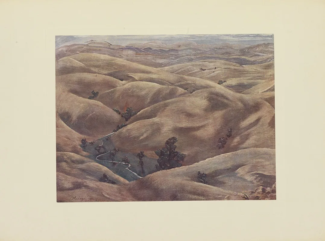 Les Hauts Plateaux De Madagascar by Alexandre Jacovleff - Canvas Print