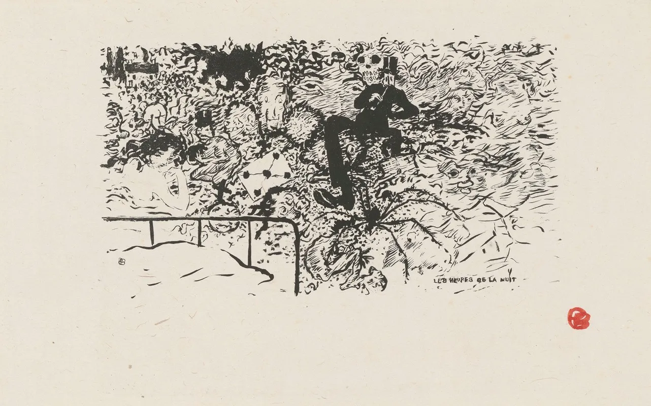 Les Heures De La Nuit 2 by Pierre Bonnard - Canvas Print