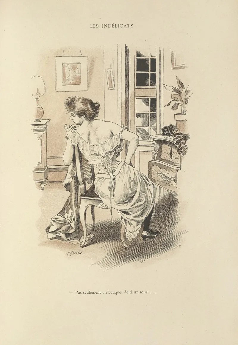 Les Indelicats by Ferdinand Bac - Canvas Print