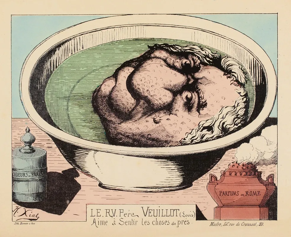 Les Indispensables Leponge De Toilette by H. Nérac - Canvas Print