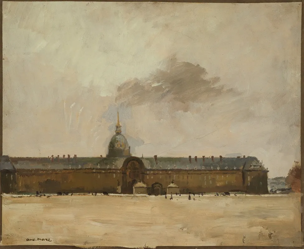 Les Invalides by André-Charles Mare - Canvas Print