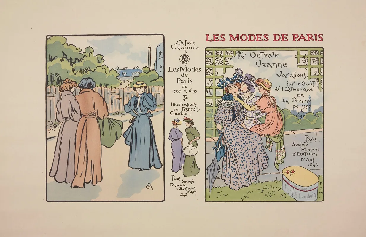 Les Modes De Paris Couverture De Livre