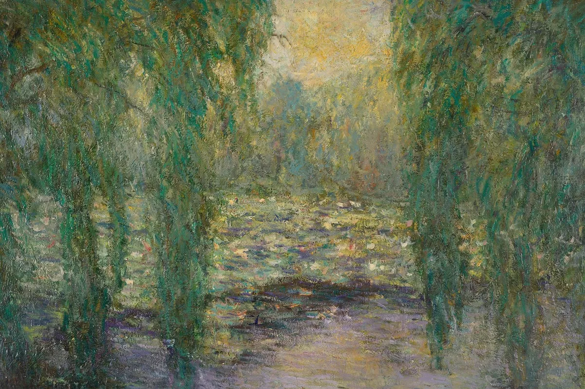 Les Nympheas by Blanche Hoschedé-Monet - Canvas Print