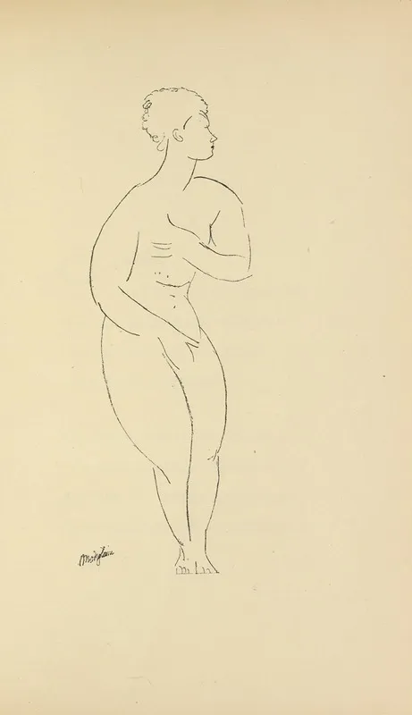 Les Nymphes 3 by Amedeo Modigliani - Canvas Print