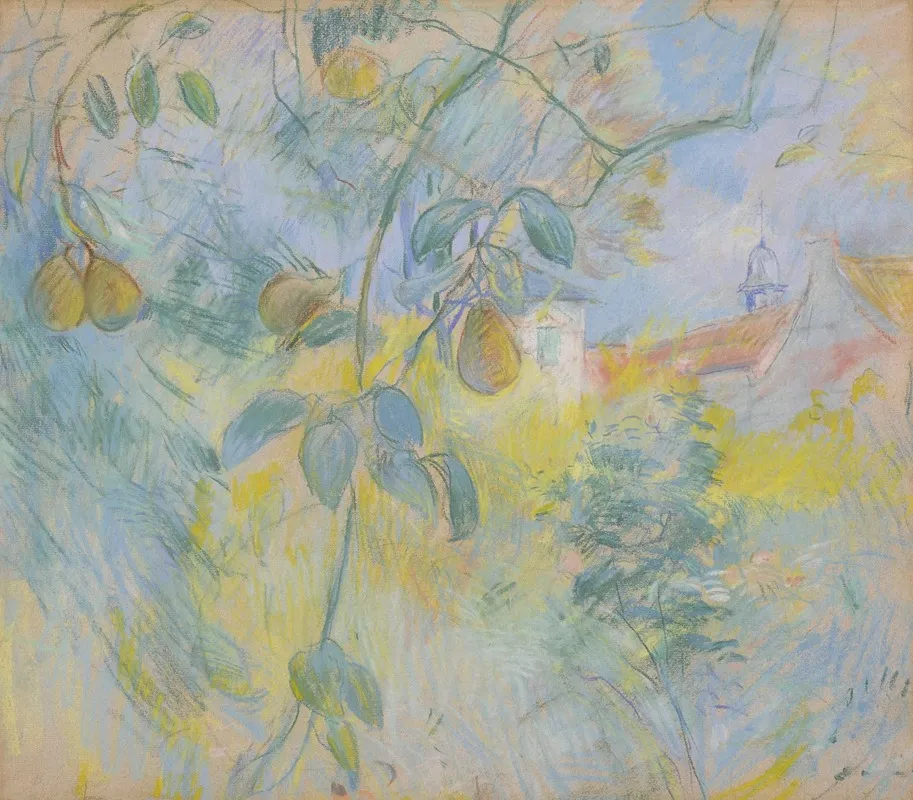 Les Poires by Berthe Morisot - Canvas Print