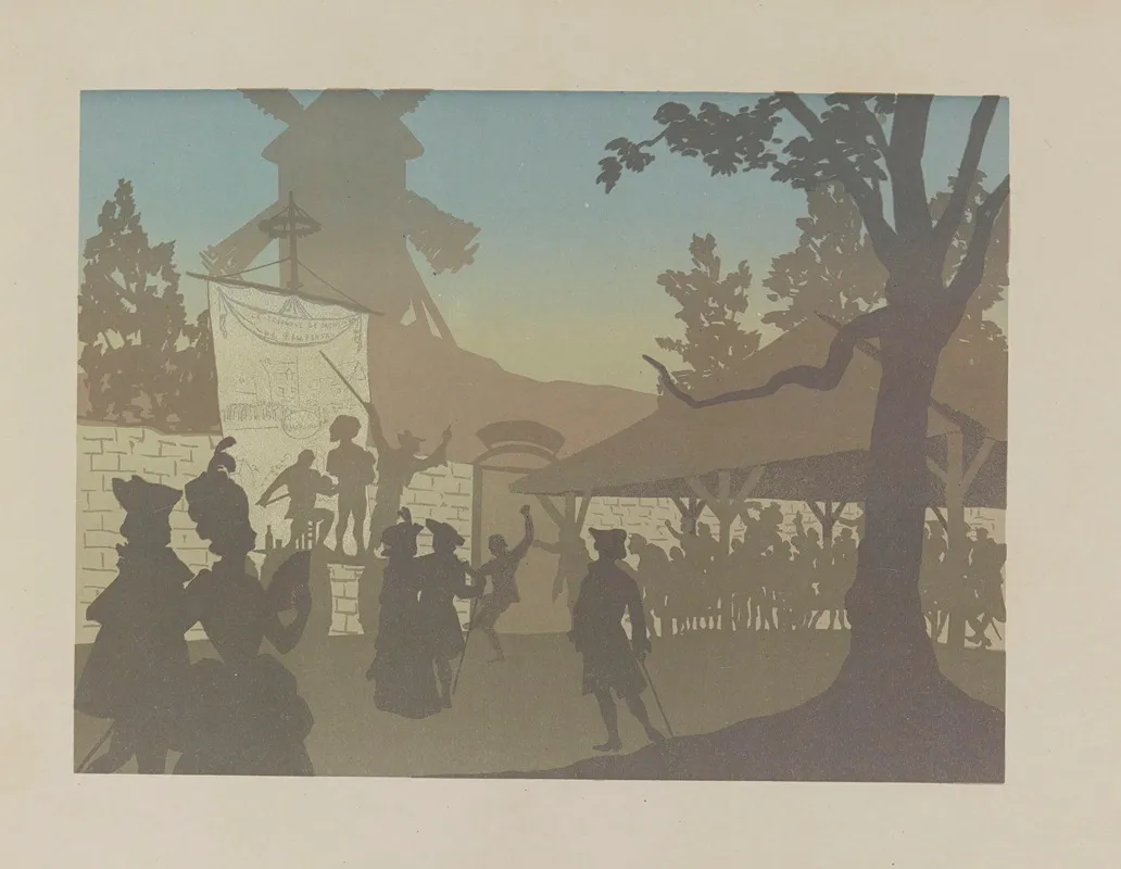Les Porcherons by Henri-Eugène Callot - Canvas Print