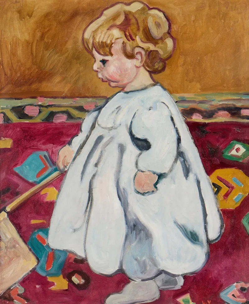 Les Premiers Pas by Louis Valtat - Canvas Print