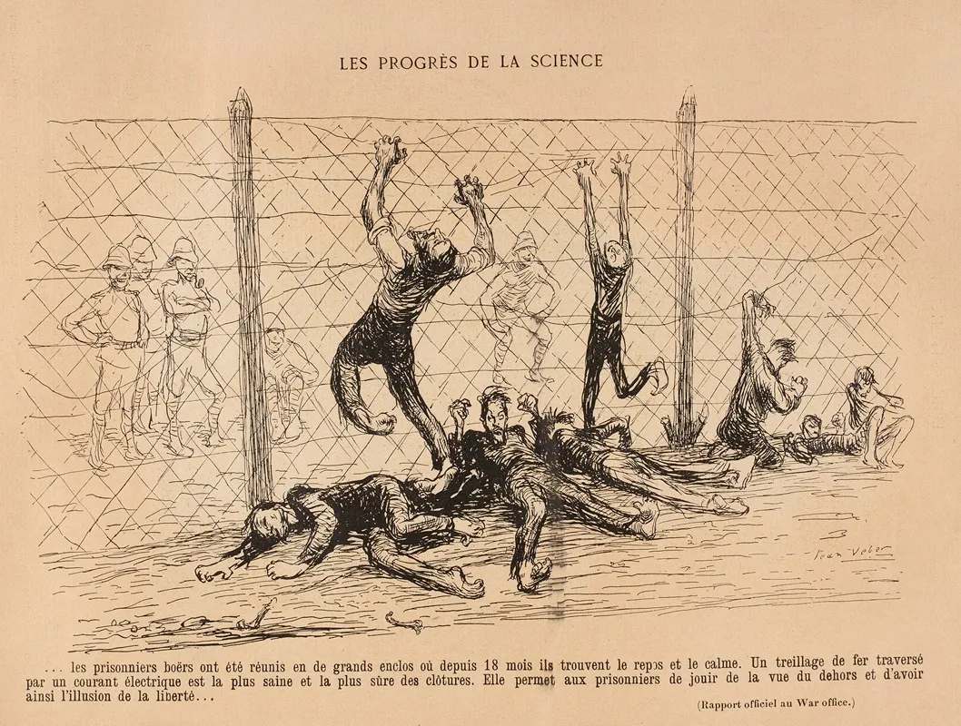 Les Progres De La Science by Jean Veber - Canvas Print