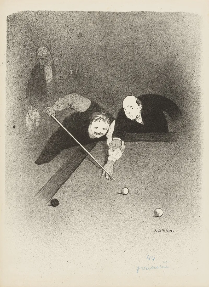 Les Raseurs by Félix Vallotton - Canvas Print