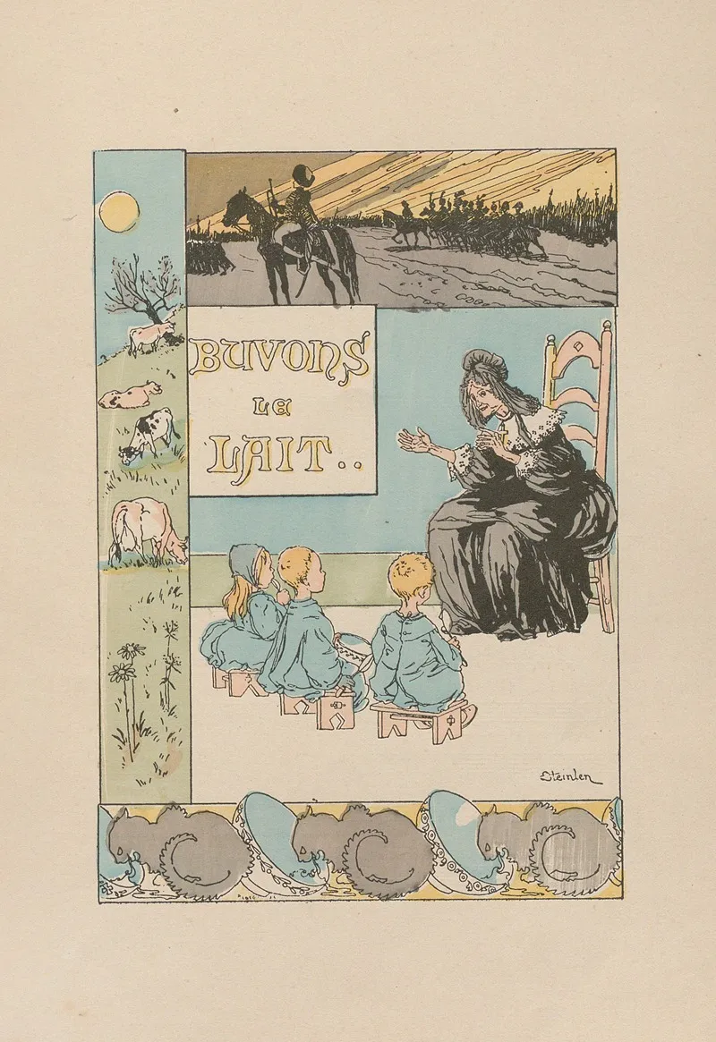 Les Rondes Du Valet De Carreau Pl 7 by George Auriol - Canvas Print