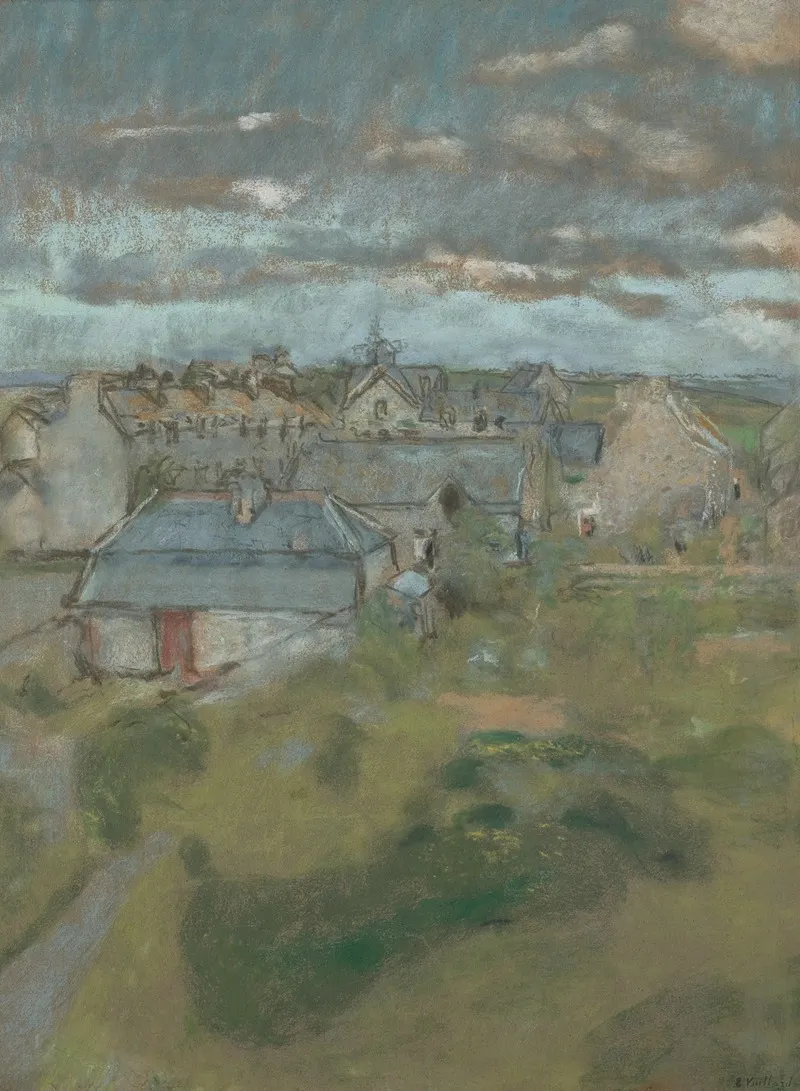 Les Toits by Édouard Vuillard - Canvas Print