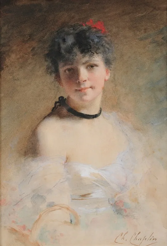 Lespiegle by Charles Chaplin - Canvas Print