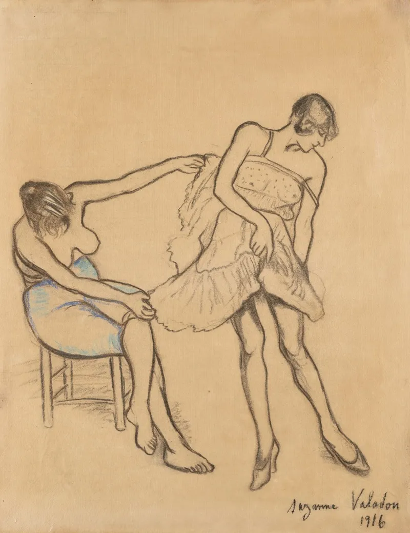 Lessayage 2 by Suzanne Valadon - Canvas Print