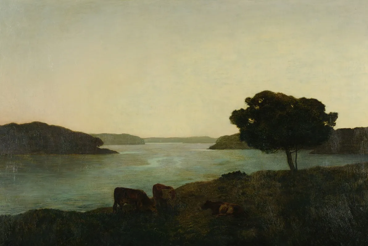 Lestuaire by Émile-René Ménard - Canvas Print