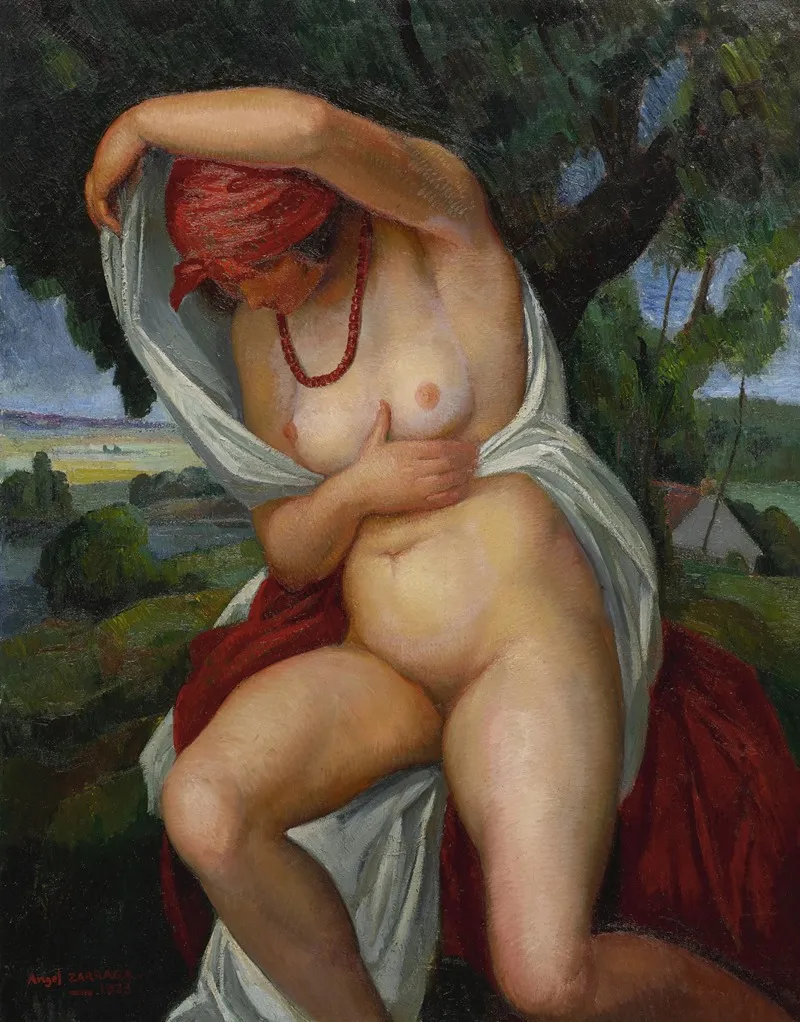 Lete 9 by Ángel Zárraga - Canvas Print