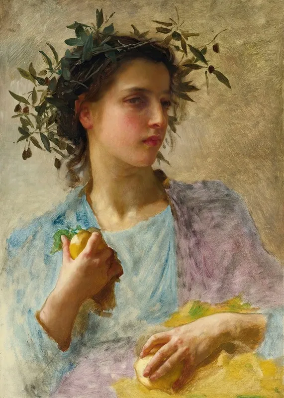 Lete Summer by William Bouguereau - Canvas Print