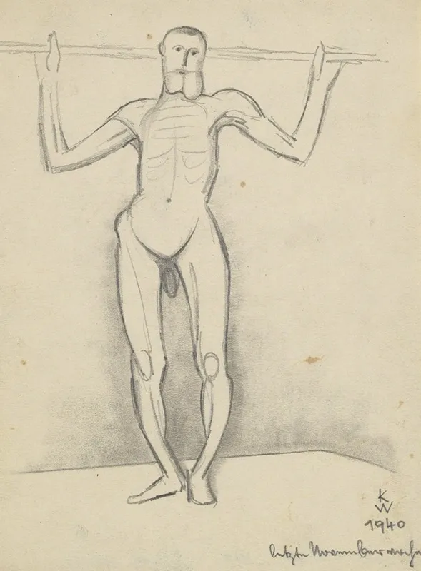 Letzte Novemberrose Ii by Karl Wiener - Canvas Print