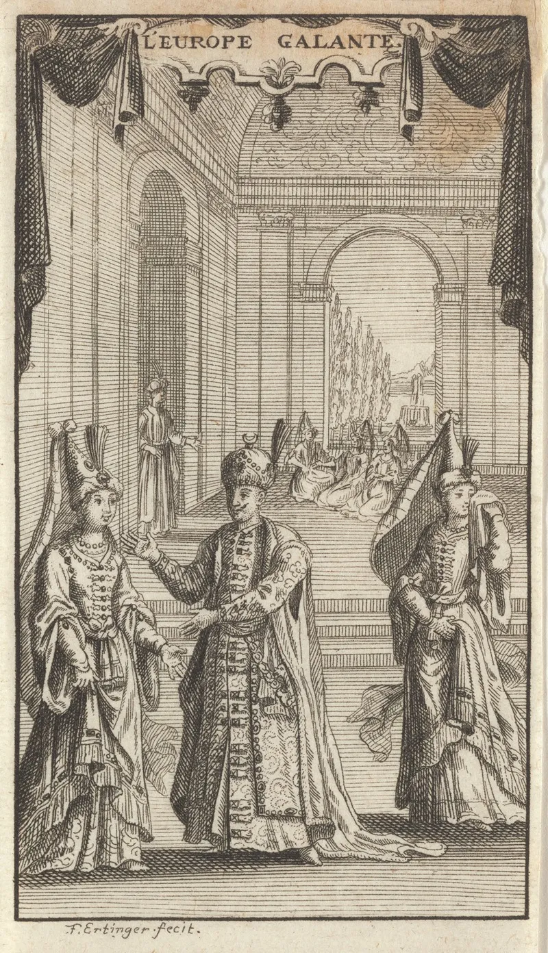 Leurope Galante by Franz Ertinger - Canvas Print