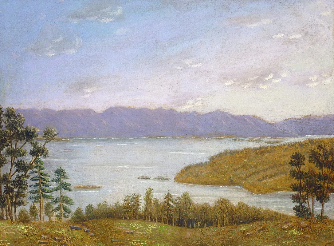 Leverett Pond by Erastus Salisbury Field - Canvas Print