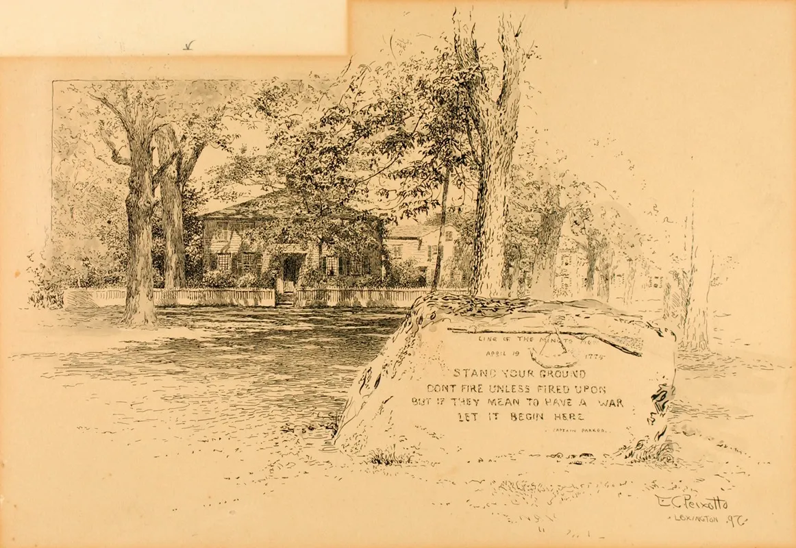 Lexington by Ernest Peixotto - Canvas Print