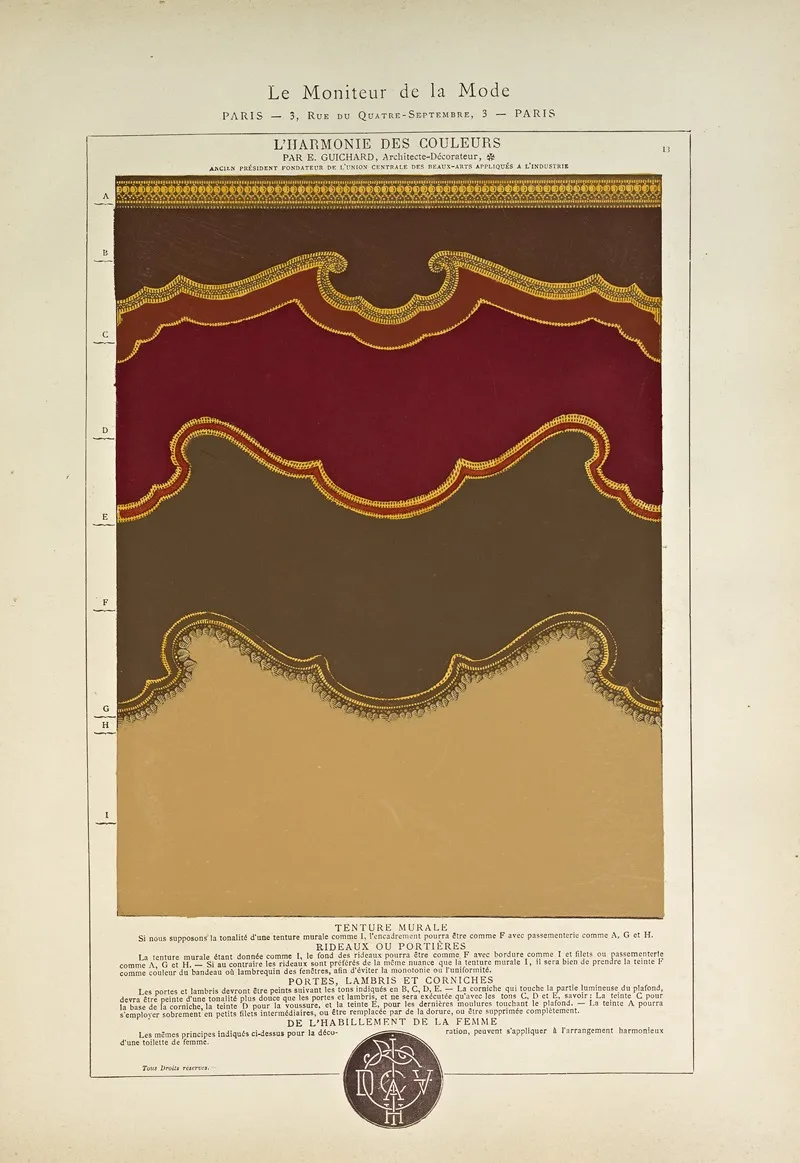 Lharmonie Des Couleurs Pl 014 by Édouard Guichard - Canvas Print