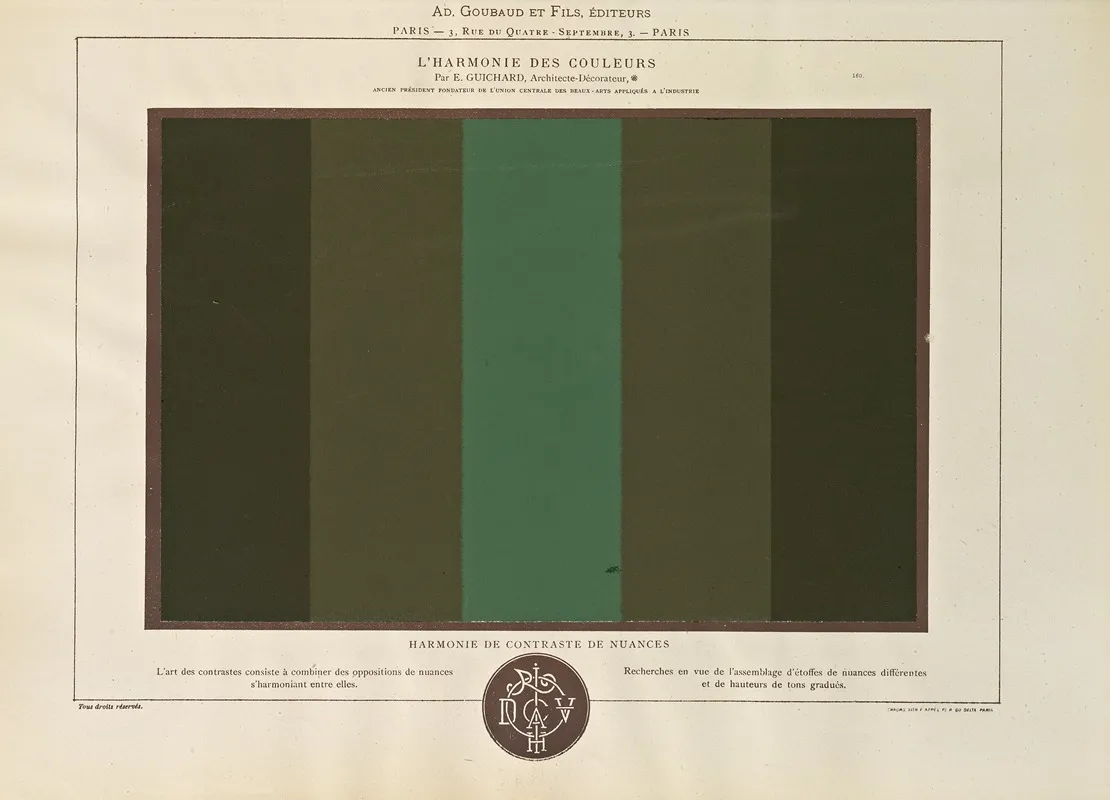 Lharmonie Des Couleurs Pl 108