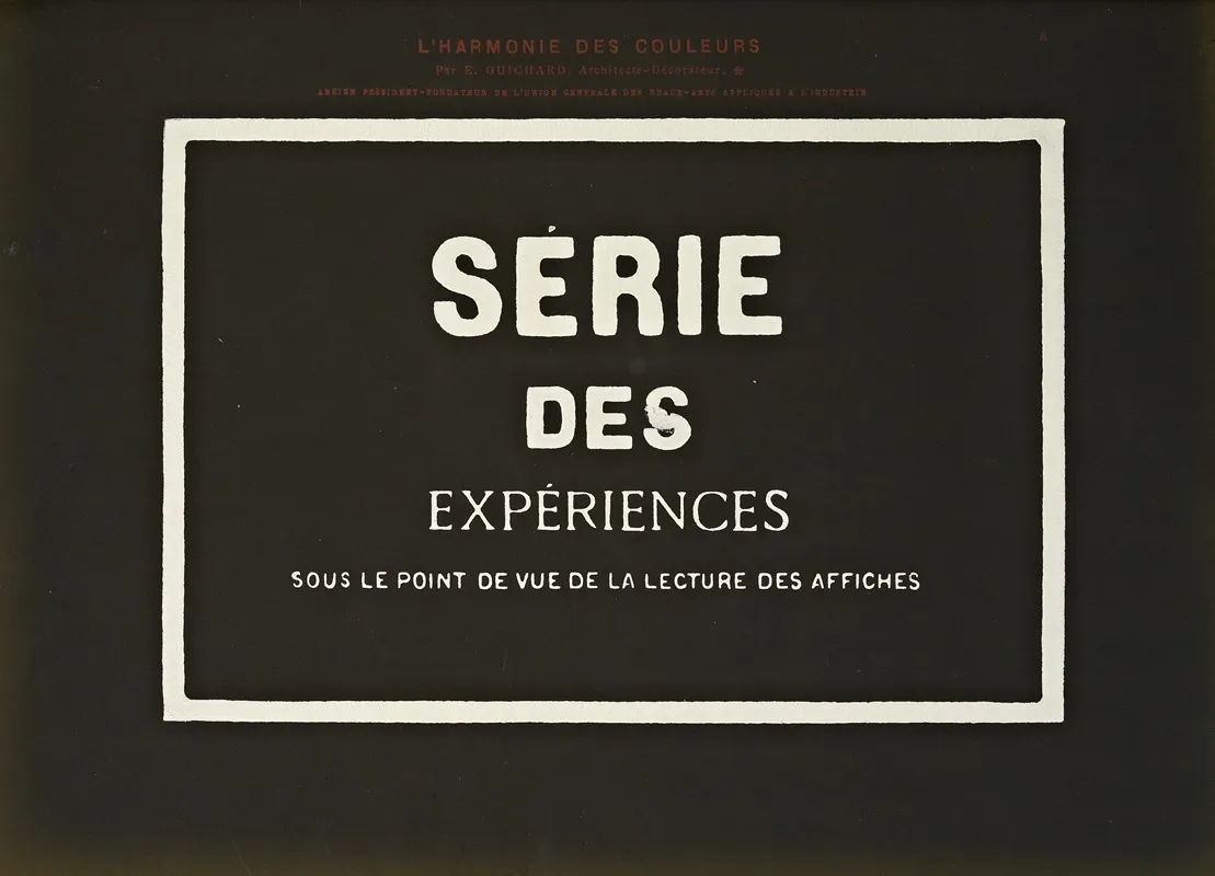 Lharmonie Des Couleurs Pl 125