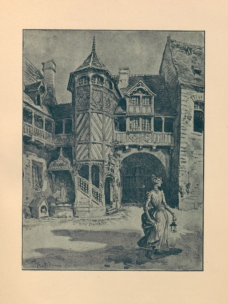 Lheritage Sigismond 2 by Albert Robida - Canvas Print