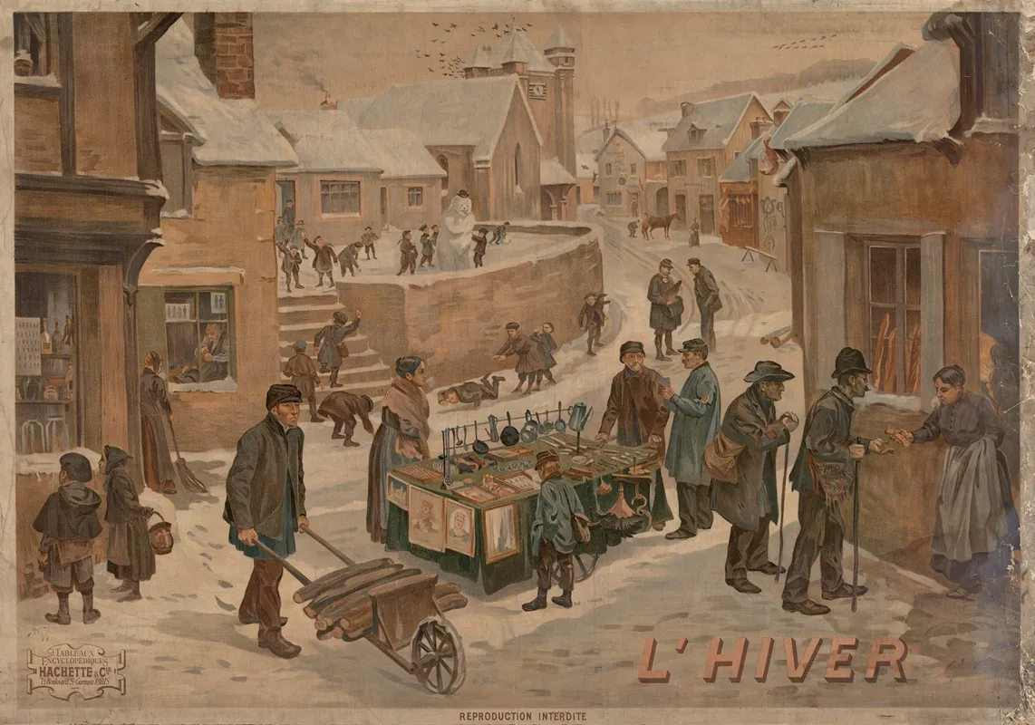 Lhiver 3 by Raymond de la Nézière - Canvas Print