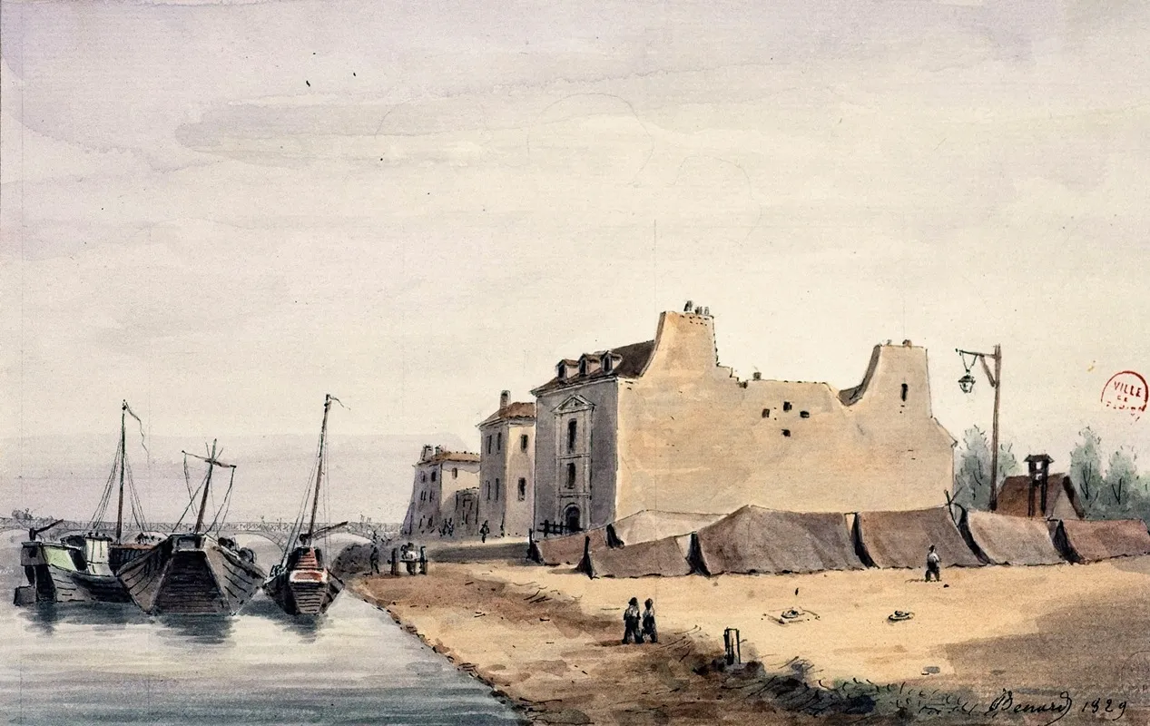 Lhotel Des Haricots Prison De La Garde Nationale Quai Saint Bernard