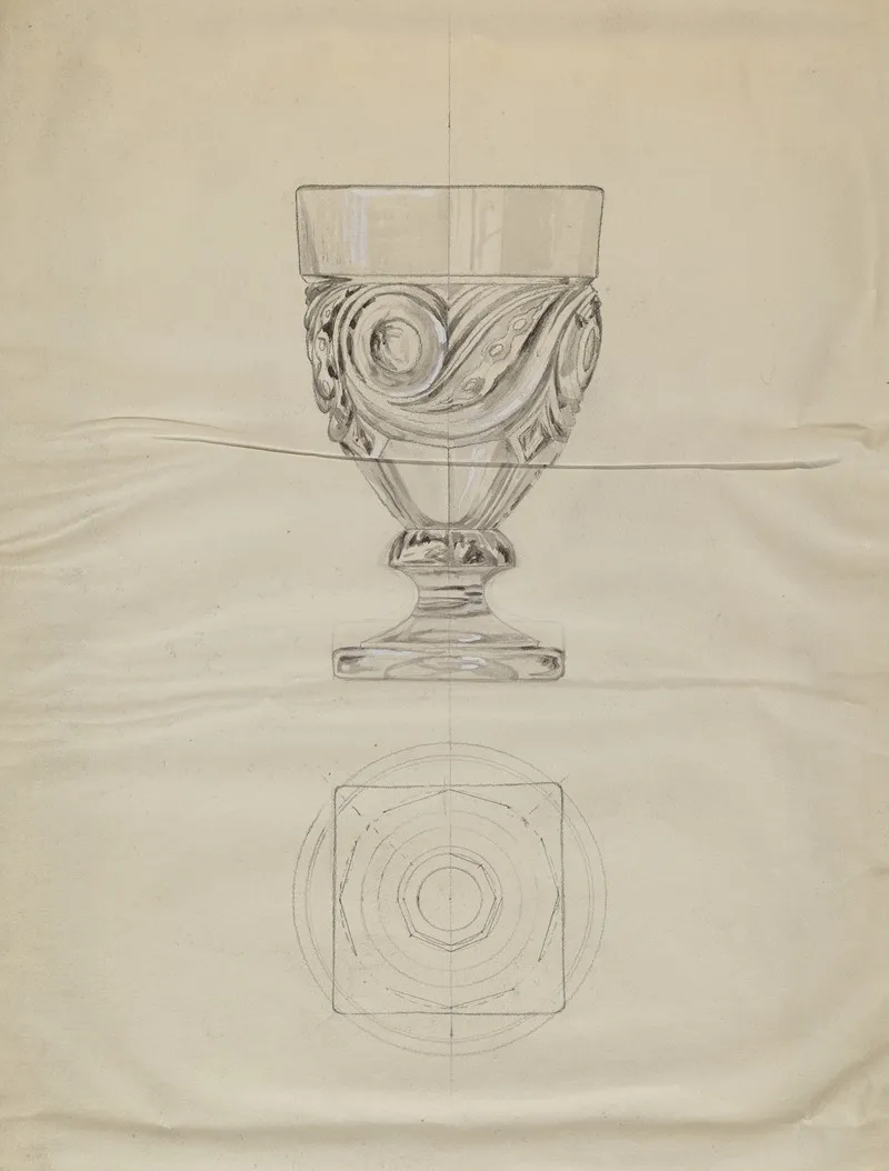 Lidded Compote by Albert Eyth - Canvas Print