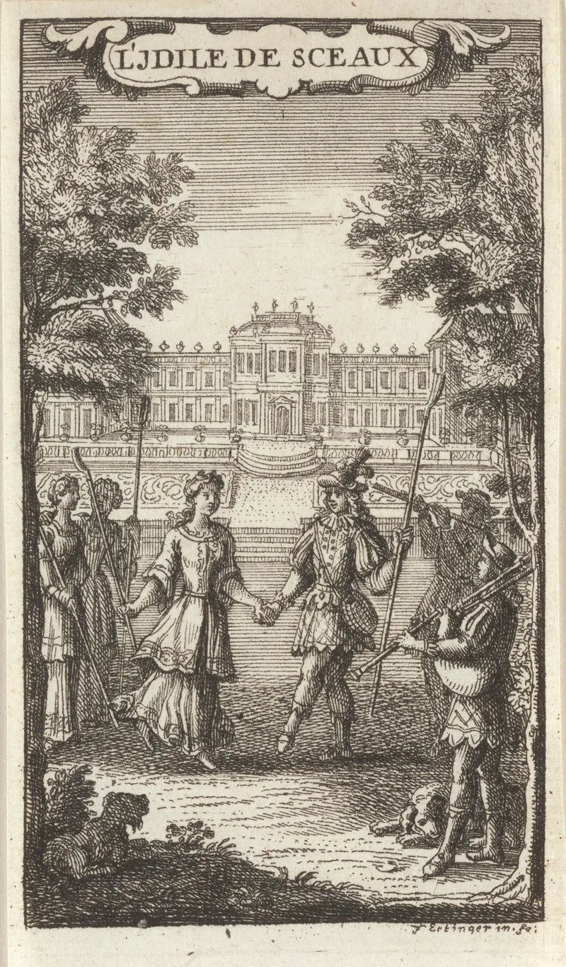 Lidile De Sceaux by Franz Ertinger - Canvas Print