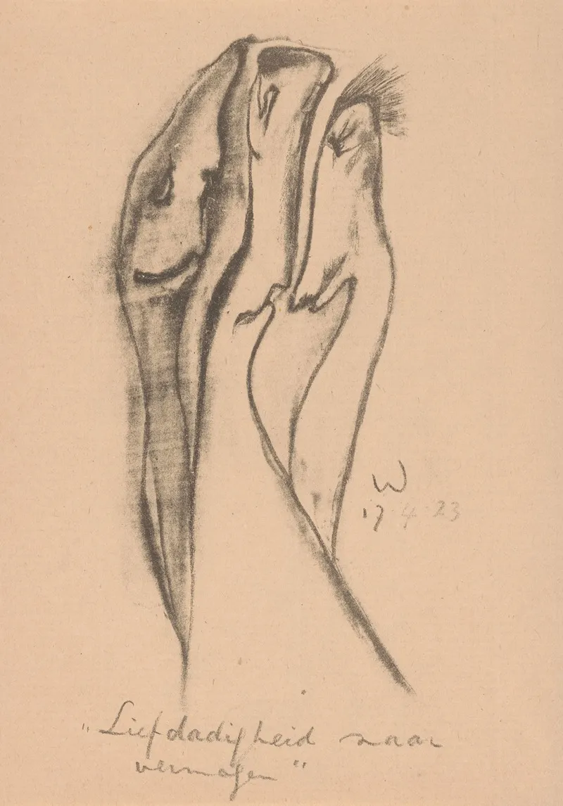 Liefdadigheid Naar Vermogen by Erich Wichmann - Canvas Print