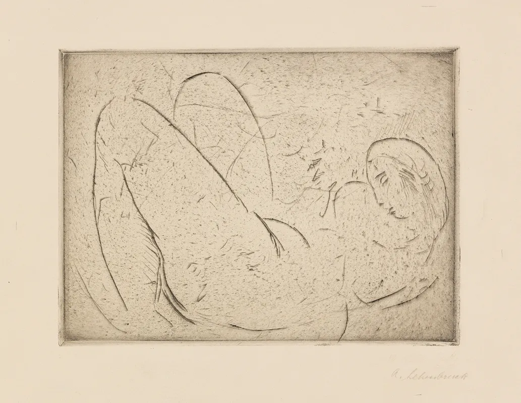 Liegendes Weib by Wilhelm Lehmbruck - Canvas Print