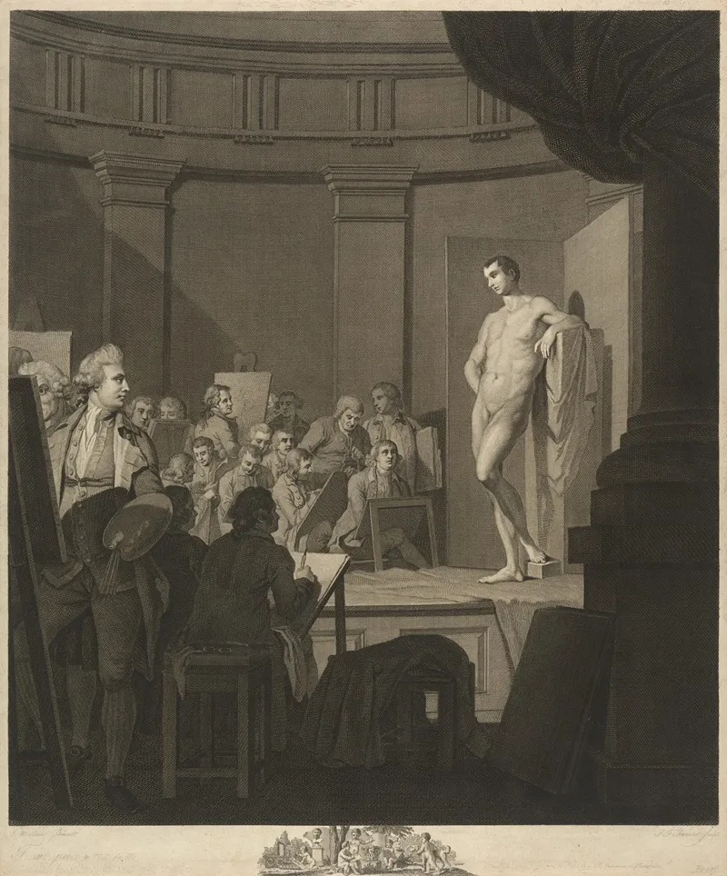 Life Class 2 by Simon François Ravenet - Canvas Print