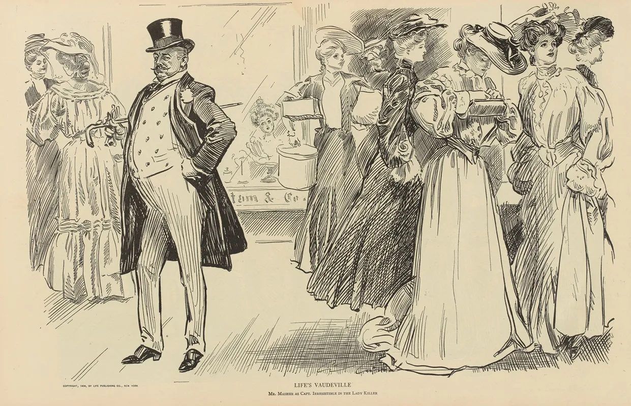 Lifes Vaudeville Mr Masher As Capt Irresistible In The Lady Killer