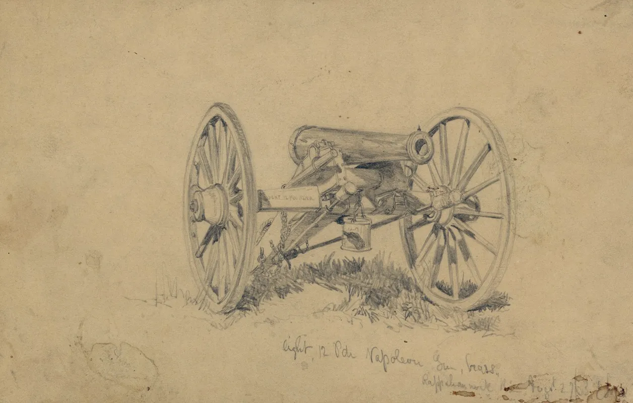 Light 12 Pdr Napoleon Gun Brass Rappahannock