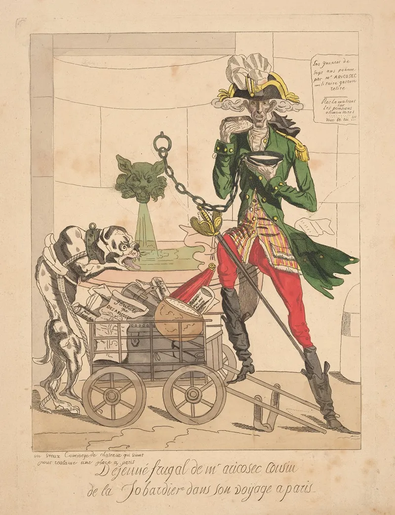Light Lunch Of Mr Aricose Cousin De La Of Jobardiere On His Journey To Paris