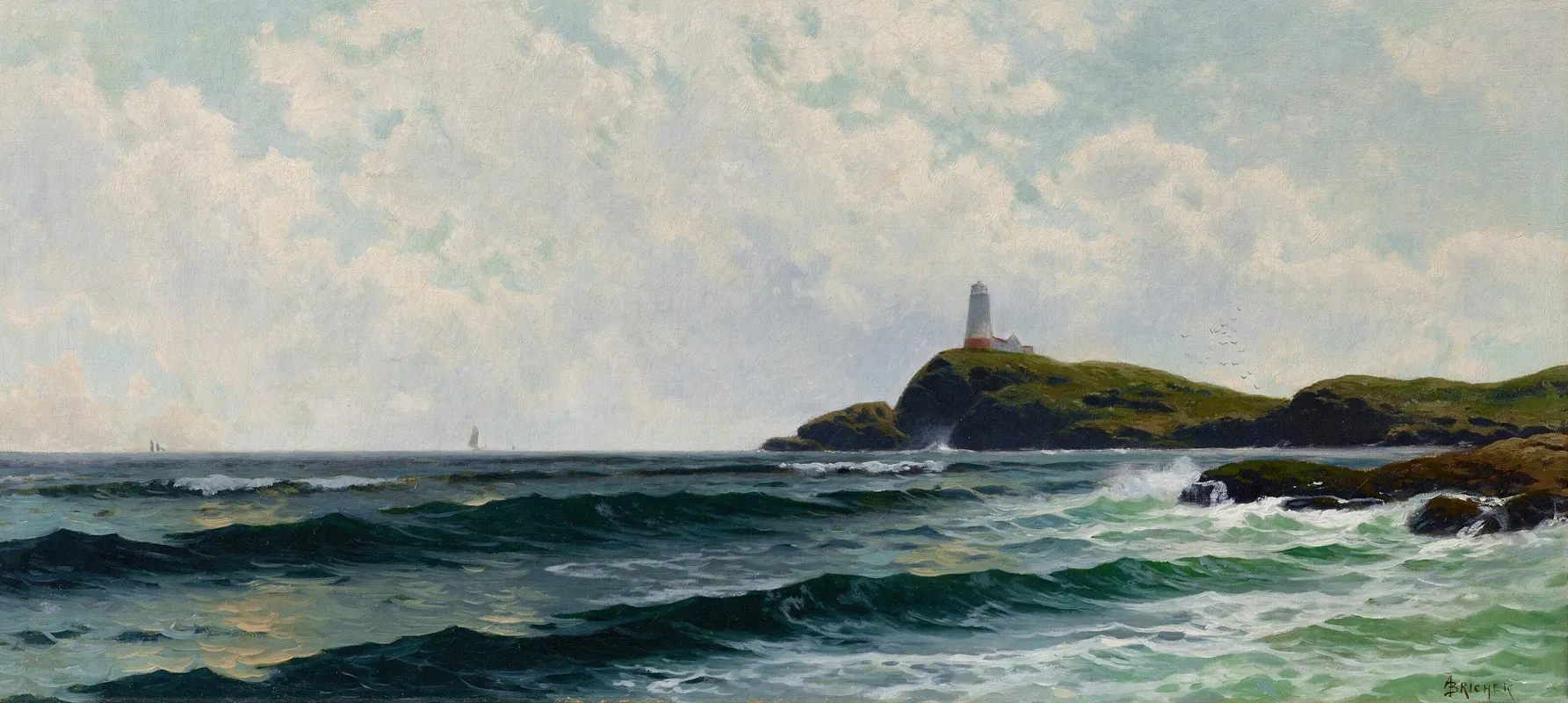 Lighthouse By The Sea
